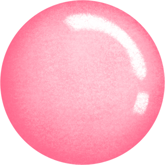 Pink Ball Watercolor Illustration 